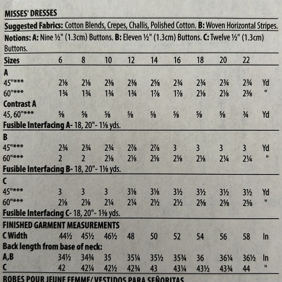 McCall Sewing Pattern - Dress M8086 - Picture 3 of 9